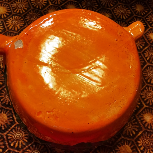 Vintage Ceramic Pumpkin Man Planter - Picture 10 of 16